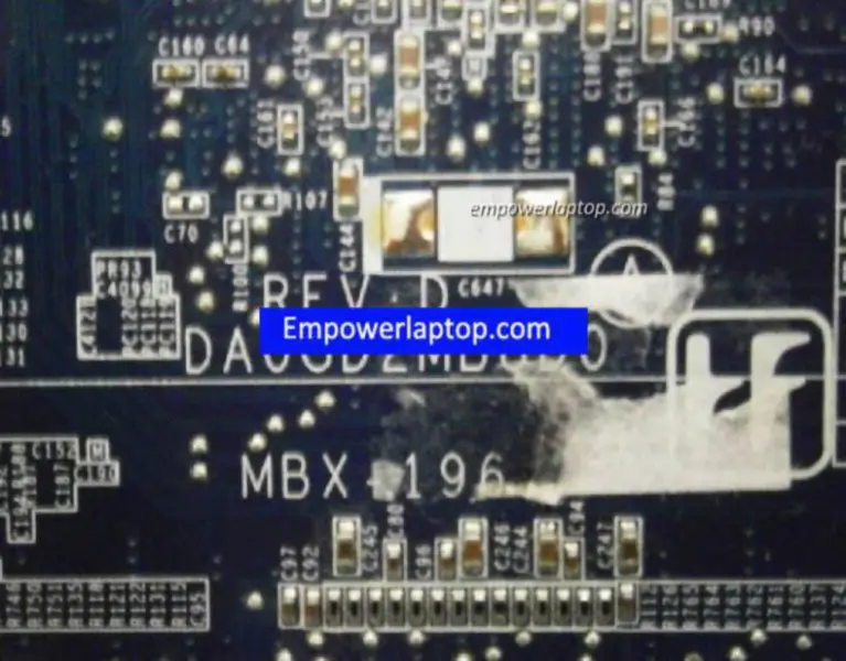 Carte mère Sony A1562028A DA0GD2MB8D0 MBX-196