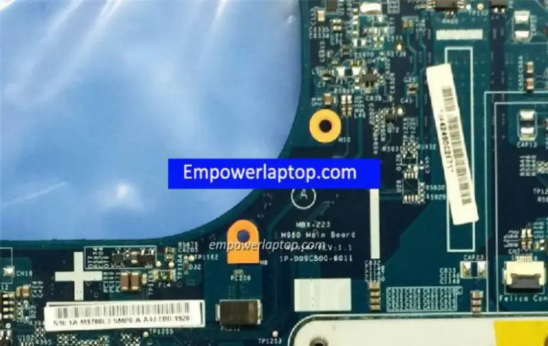 Sony Vaio VPCEB MBX-223 1P-009C500-6011 A1771572A Carte mère