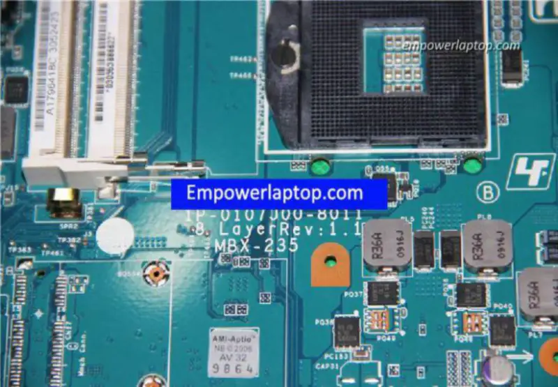 Sony MBX-235 M932 A1796418C 1P-0107J00-8011 Carte mère