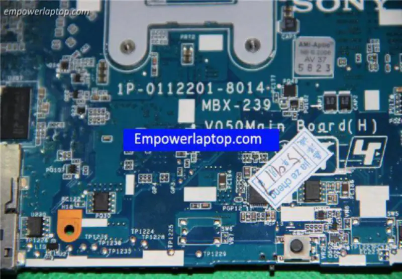 Sony VPC-CB A1818255B A1848524A A1818266B MBX-239 1P-0112201-8014 Carte mère