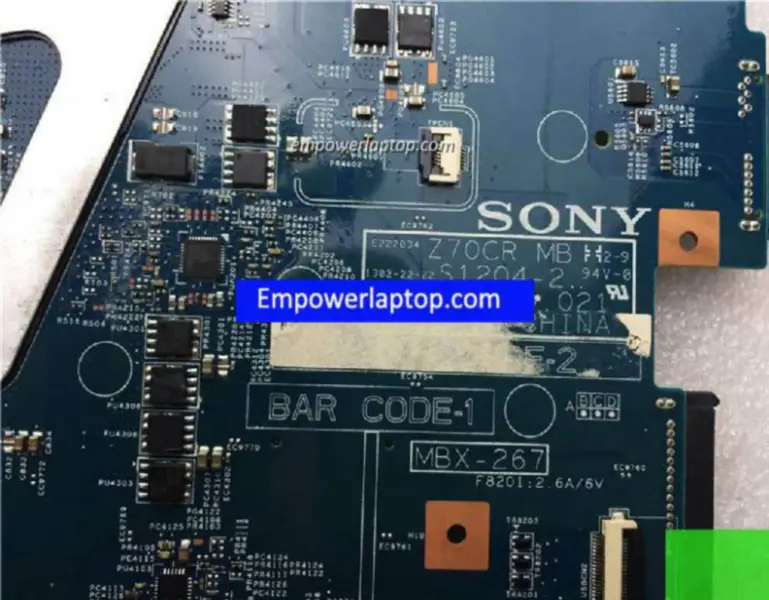 Sony VAIO SVE171B11M SVE171 MBX-267 A1884318A 48.4MR10.011 Carte mère