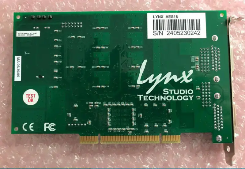 Lynx AES16 Interface audio PCI AES/EBU à 8 canaux A/D/A 192kHz /DAB/Streaming