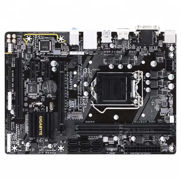 Carte mère de jeu pour Gigabyte B250m-hd3 supporte I3 I5