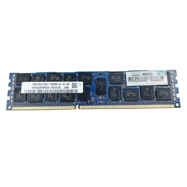 Mémoire Serveur Pour Hp 647901-b21 647653-081 16gb Ddr3 1333 10600r Ram