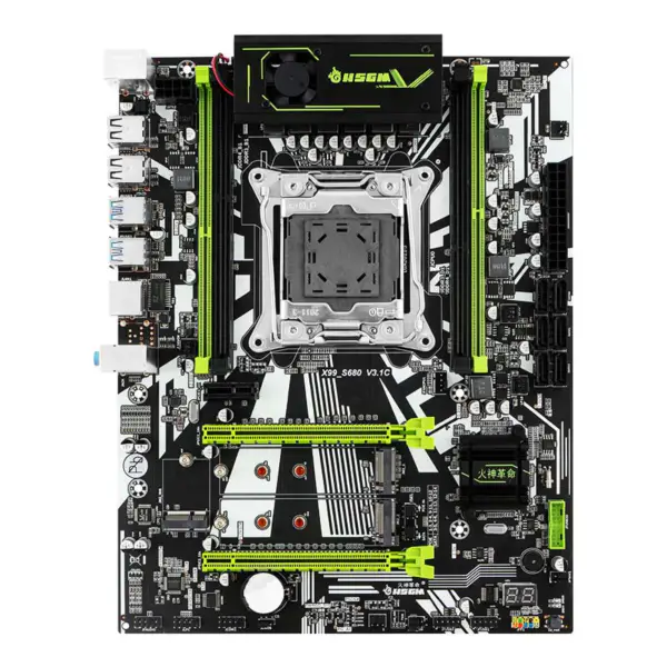 Hsgm X99-s680 Carte mère 64gb Memory High-end Support Dual Channel Ddr3/ddr4 Server Motherboard