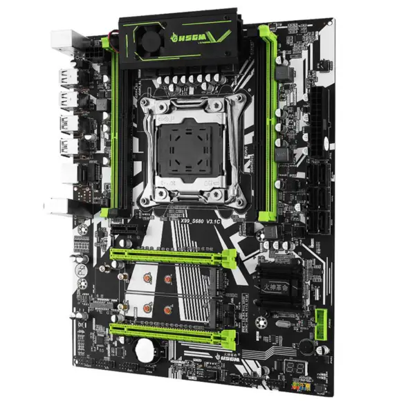 Hsgm X99-s680 Carte mère 64gb Memory High-end Support Dual Channel Ddr3/ddr4 Server Motherboard