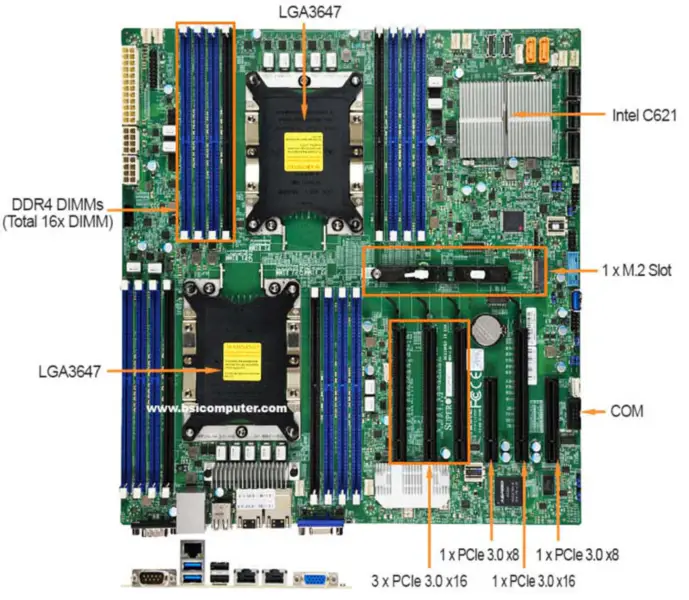 Carte mère Supermicro X11DPi-NT