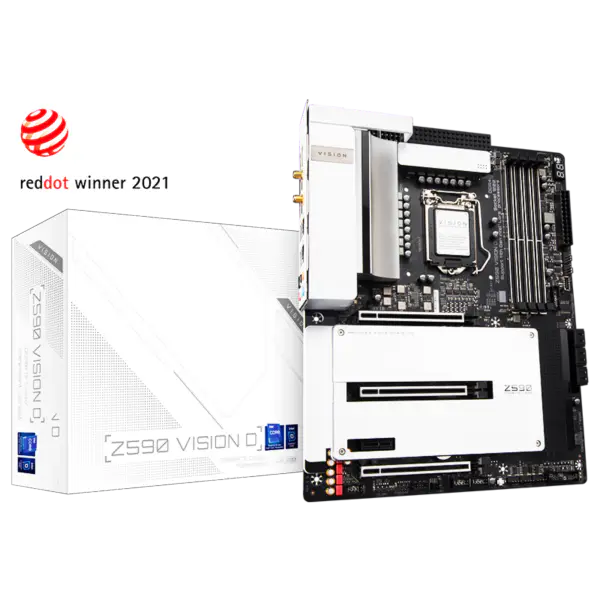 Ga Z590 Carte mère Gaming Z590m Lga 1200 Carte mère 10th 11th Gen Z590 Vision D Z590 Vision G Z590i Vision D