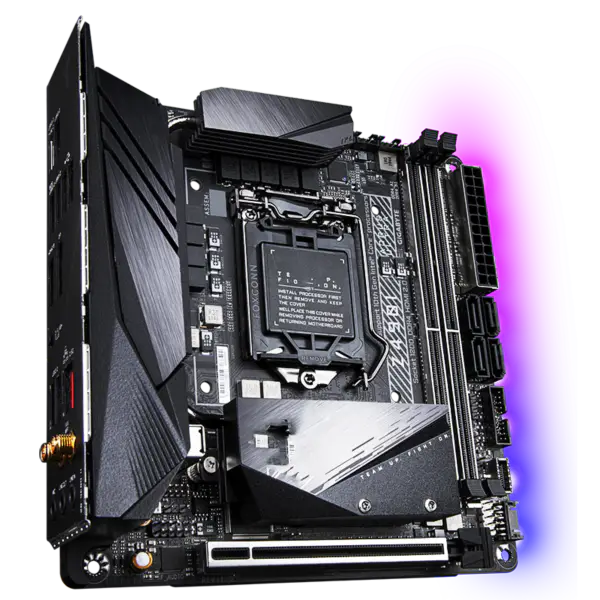 Carte mère Ga Z490 Z490m Lga 1200 10th Gen 10600kf 10700k 10850k Z490i Aorus Ultra Wifi Itx