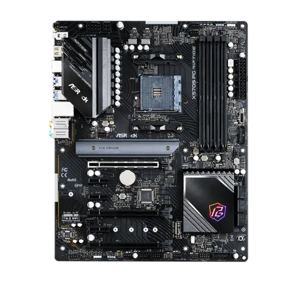 AsRock Carte mère Am4 2000 3000 4000 G-series 5000 et 5000 G-series X570s Pg Riptide