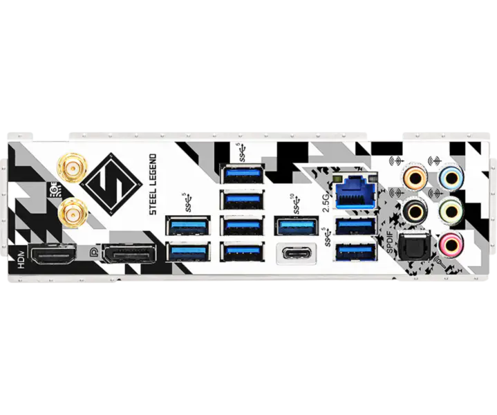 AsRock Carte mère Z790 Steel Legend Wifi6 Ddr5 Mémoire Lga 1700 13th Gen Z790 Steel Legend Wifi6 13600k 13700k