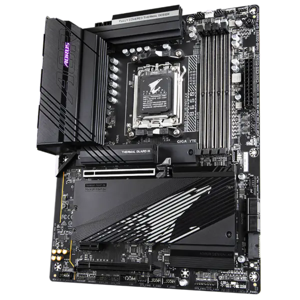 Giga Ddr5 Carte mère B650e B650a B650m Atx B650 Aorus Pro Ax Wifi6 Cpu 7700x 7600x 7950x 7900x Am5