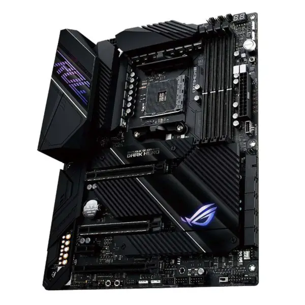 Asus Rog Crosshair Viii Dark Hero C8dh X570 Argb Carte mère Gaming Processeur Support 5800x 5900x 5950x