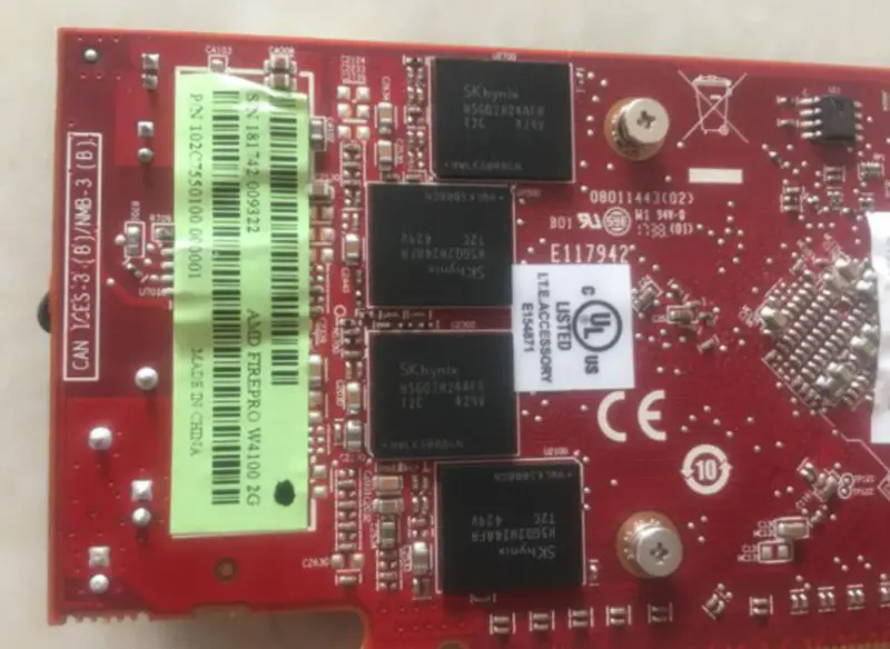 Carte graphique professionnelle AMD FirePro W4100 2G DDR5