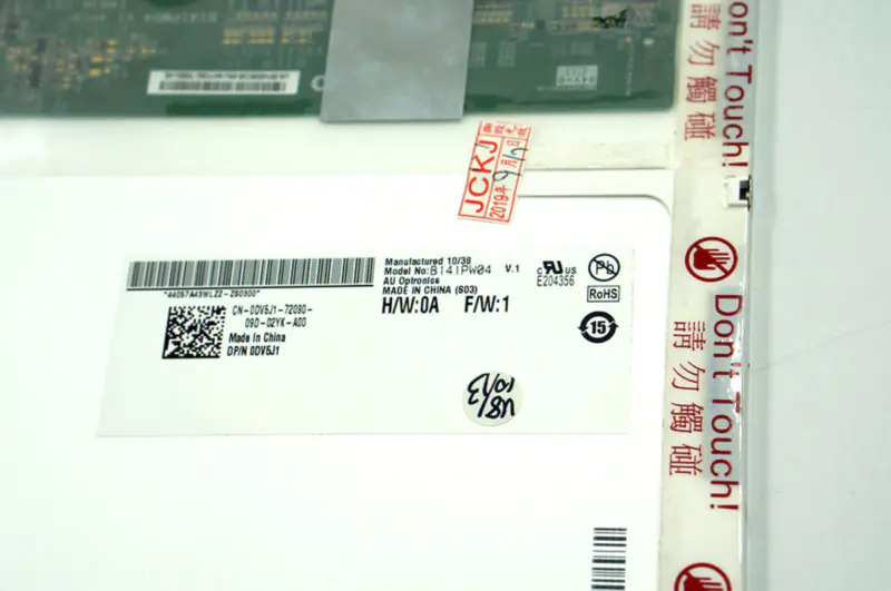 B141PW04 V.1 V1 pour DELL E6410 E5410 LTN141BT10 001 LP141WP2 TPA1 Écran LCD 30PIN EDP 1440*900