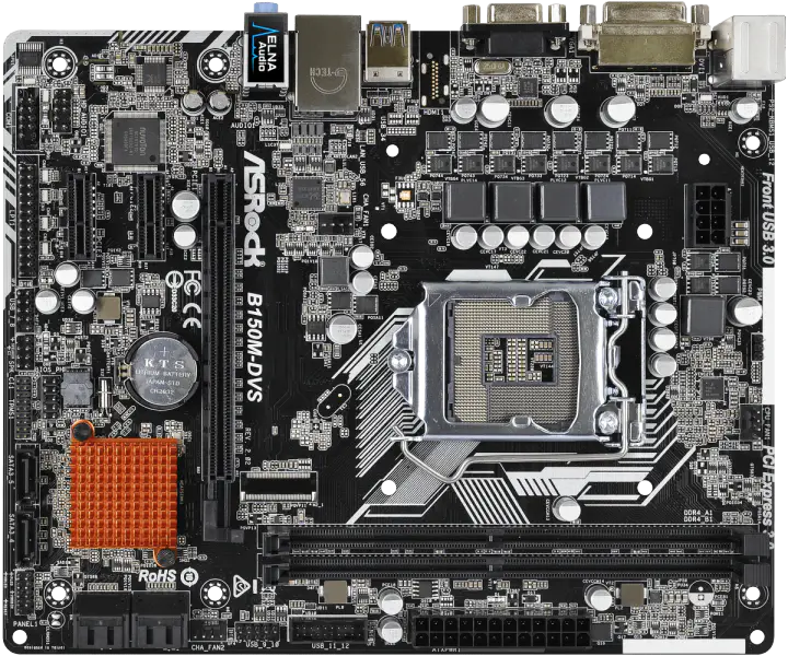 Asrock B150M-DVS Carte mère B150 Socket LGA 1151 i3 i5 i7 DDR4 32G SATA3 USB3.0 VGA DVI Micro-ATX