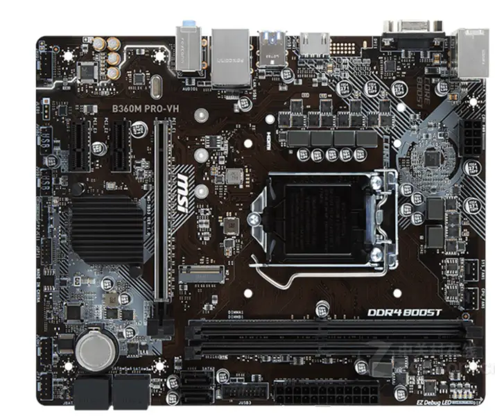 MSI B360M PRO-VH Carte mère pour ordinateur de bureau LGA 1151 DDR4 8th Gen Core i7/i5/i3 32GB
