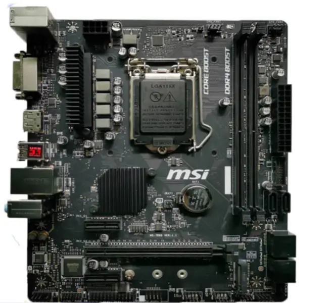 MSI B360M-S02 Carte mère LGA1151 DDR4 64GB Supports 8/9th Generation CPU 9700KF 9900K M-ATX