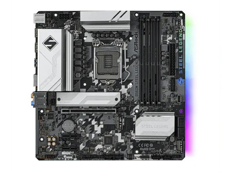 ASROCK B560M STEEL LEGEND M-ATX Intel B560 128G LGA1200 carte mère