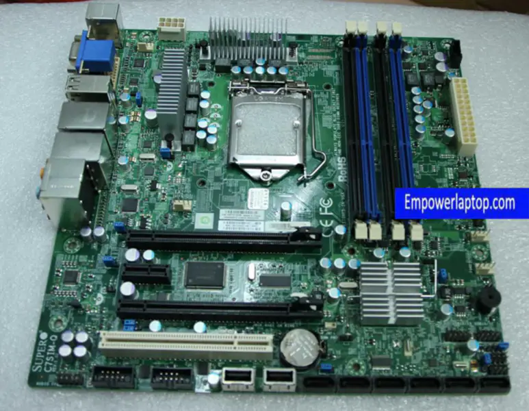 Carte mère SuperMicro C7SIM-Q 1156 broches pour serveur Double NIC supporte les CPU I3 I5 I7 Xeon