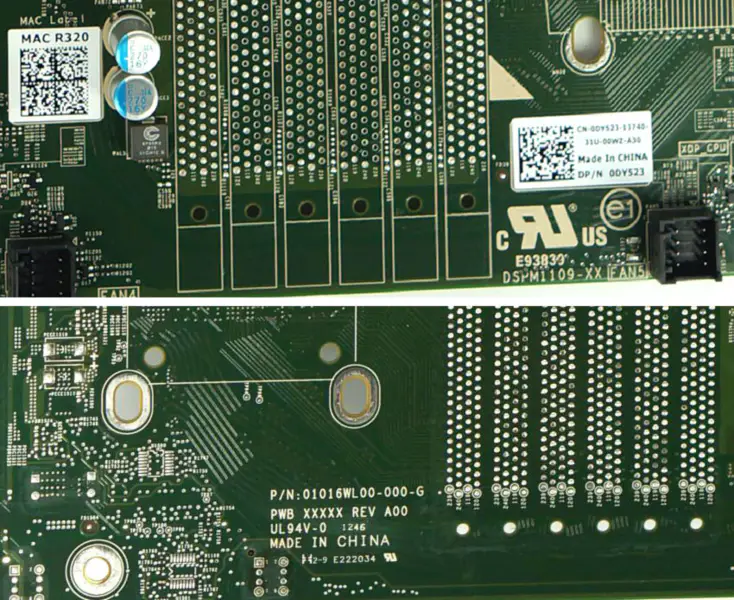 Carte mère Dell 0DY523 DY523 CN-0DY523 pour serveur PowerEdge R320