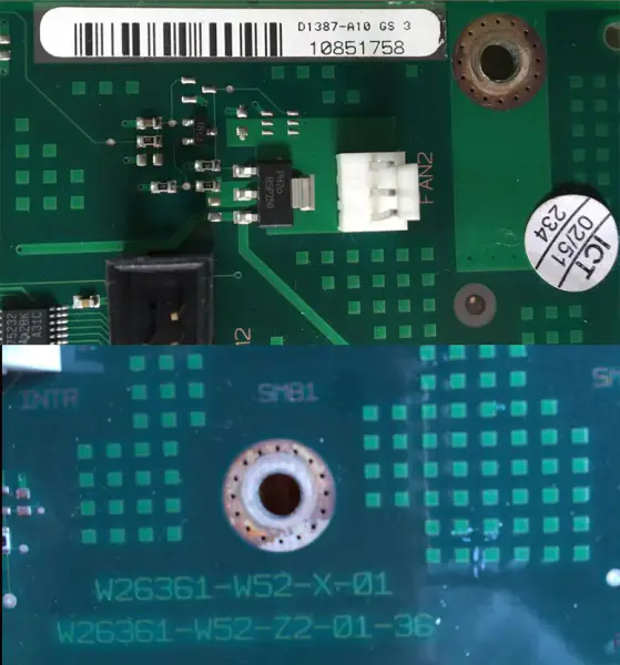 SIEMENS D1387-A10 GS 3 W26361-W52-X-01 W26361-W52-Z2-01-36 carte mère industrielle