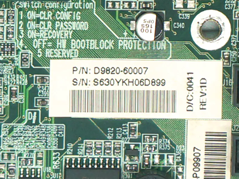 Carte mère HP D9820-60007