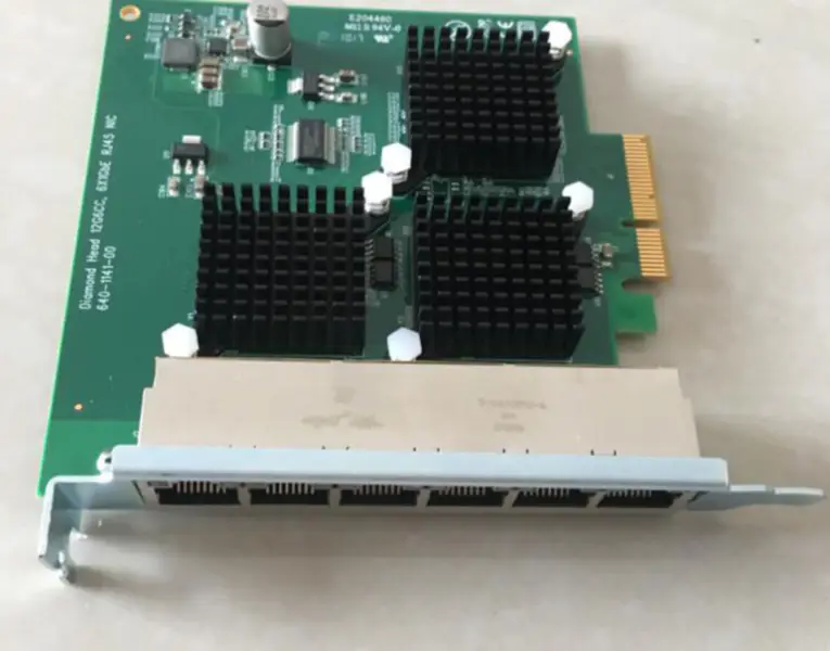 Diamond Head 12G6CC Carte réseau Gigabit Ethernet 6 ports PCI-E X4