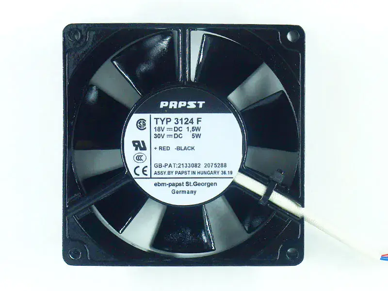 PAPST TYP3124F Ventilateur DC 18V 5w 30V