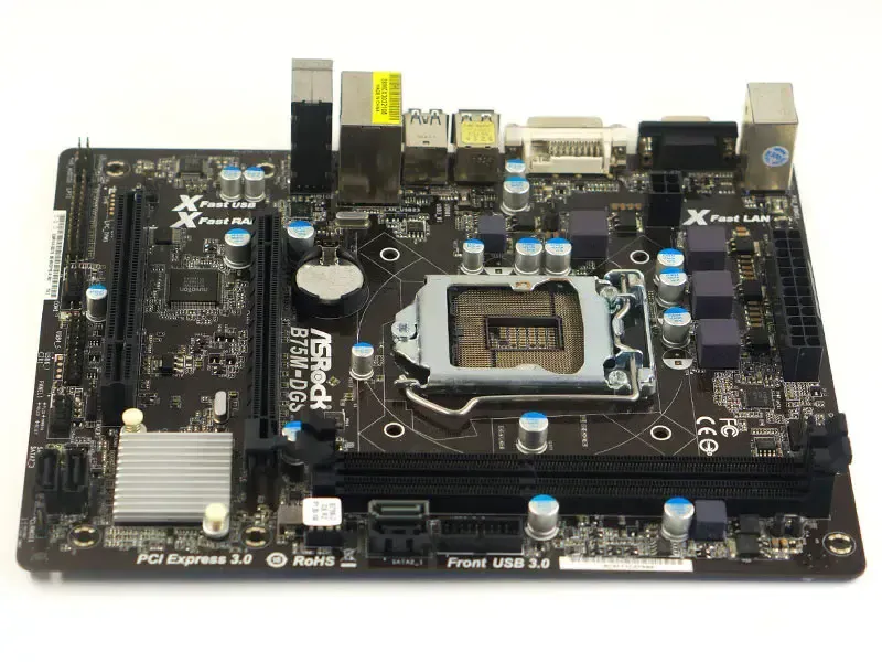 Asrock B75M-DGS R2.0 B75 LGA 1155 carte mère Micro-ATX