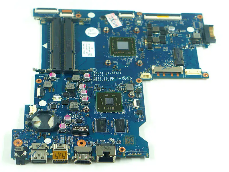 Carte mère HP 814611-001 15-AF ABL51 LA-C781P
