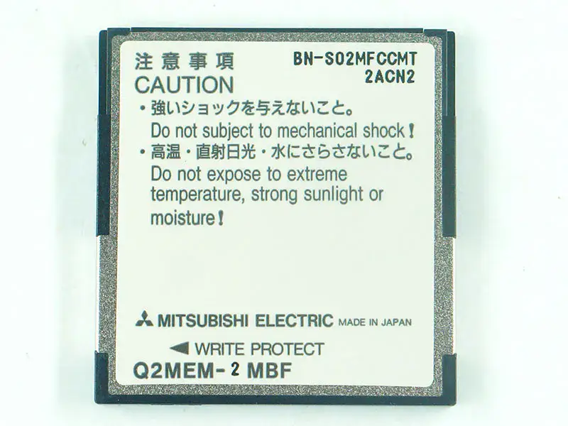 Mitsubishi Q2MEM-2MBF Carte mémoire flash linéaire 2M BYTES