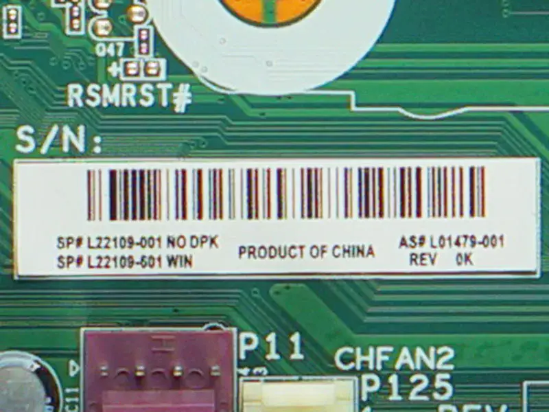 HP Elitedesk 800/880 G4 L22109-001 L22109-601 L01479-001 Carte mère
