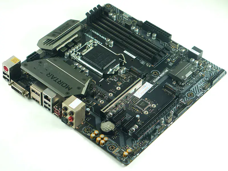 MSI B360M MORTAR Carte mère Micro-ATX Pour Intel B360 DDR4 M.2 USB3.1 Gen2 TYPEC 64G 1151 CPU