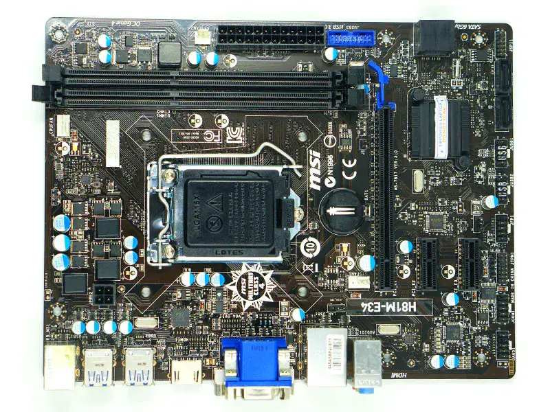 MSI H81M-E34 Carte mère LGA1150 DDR3