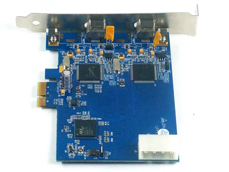 FWX2-PCIE10 Rev : 1.1 FWX2-PCIE10-2 Carte de capture 1394