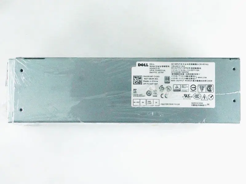 Alimentation J61WF H240ES-02 240W SMPS 6PIN 4PIN Pour Optiplex 3050MT/5050MT/7050MT V3668 V3669 MT
