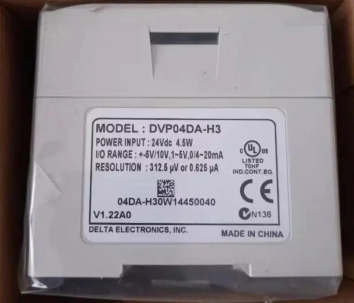 DELTA DVP04DA-H3 Module PLC