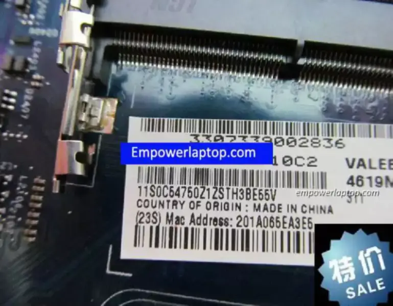 Lenovo E545 LA-8127P FRU:04X4809 Carte mère