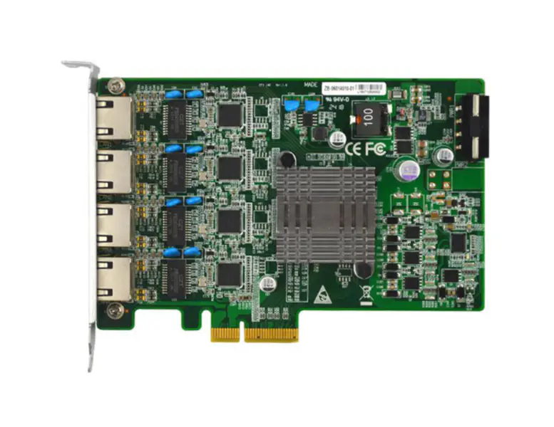 EFT-140 Carte réseau Gigabit PCIE X4 POE industrielle haute performance supportant une sortie PSE simultanée à 4 canaux