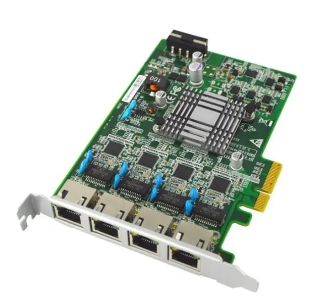 EFT-140 Carte réseau Gigabit PCIE X4 POE industrielle haute performance supportant une sortie PSE simultanée à 4 canaux