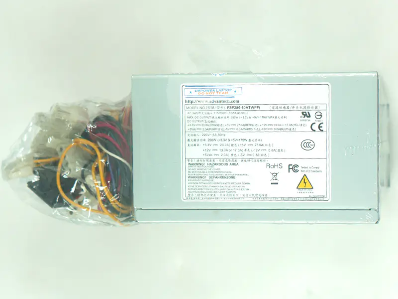 Alimentation pour FSP Advantech ATX -5V 610L 250W FSP250-60ATV(PF) FSP250-60GTV PS8-250ATX-ZE