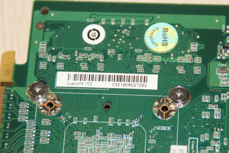 Carte graphique Quadro FX1700 512M PCI-E DVI*2