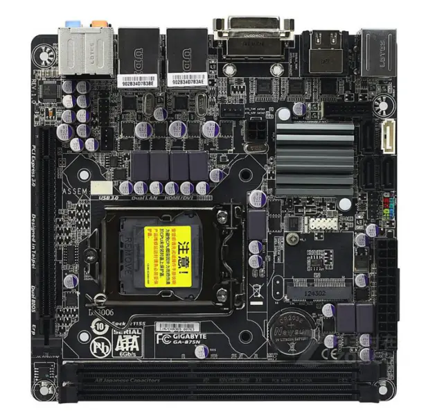 Carte mère Gigabyte GA-B75N LGA 1155 DDR3