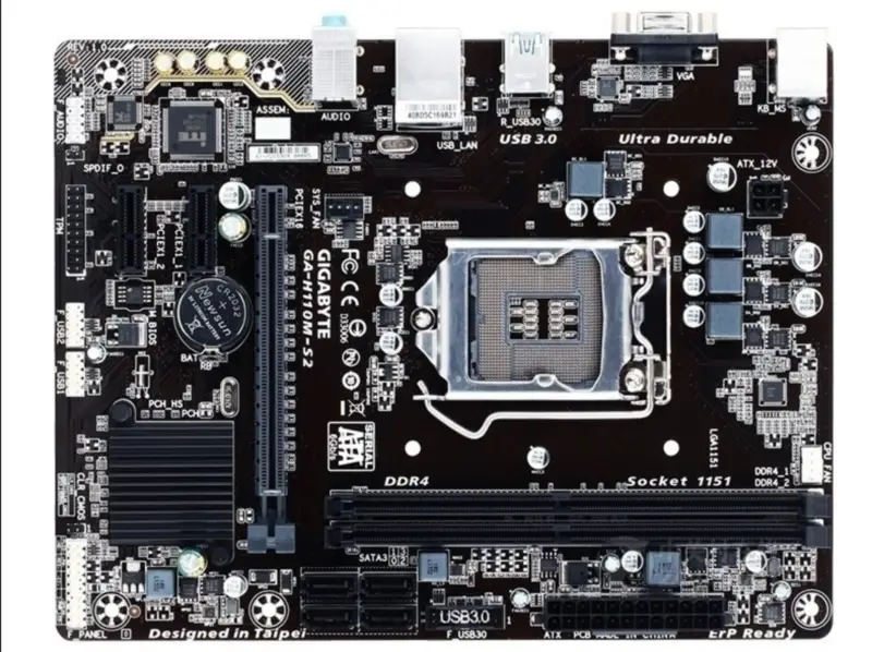 Carte mère Gigabyte GA-H110M-S2 LGA1151/DDR4/32G/M-ATX