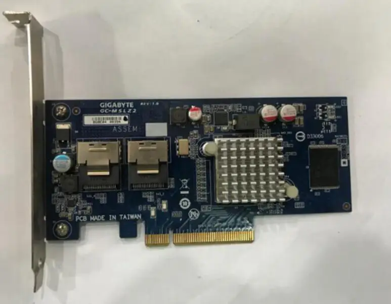 Gigabyte GC-MSLZ2 SAS2008 6GB SAS raid card RAID 0/1/1E/10 support 4T 6T 8T