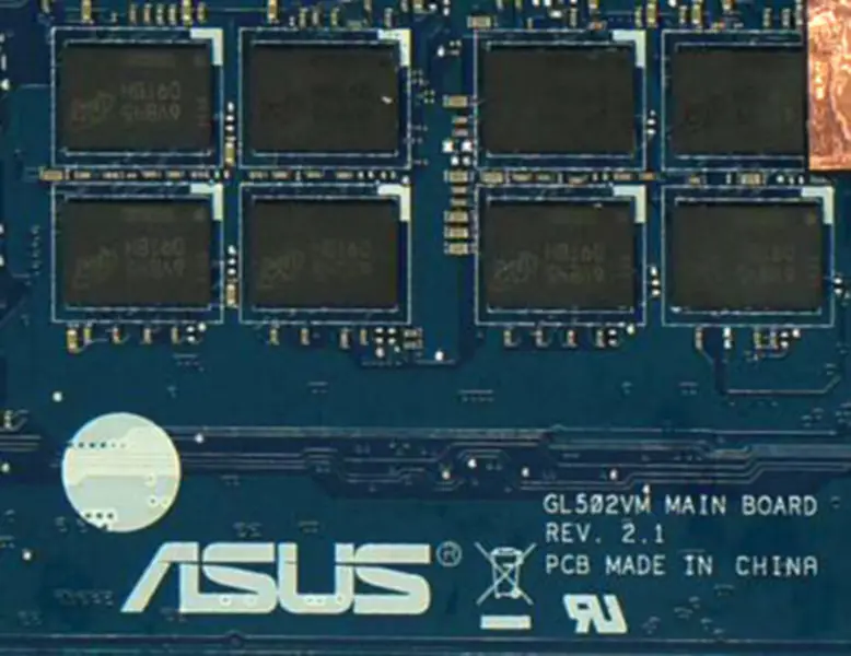 Asus GL502VM Carte mère pour ASUS GL502 GL502V avec GTX1060M/3GB I7-7700 I5-6300HQ