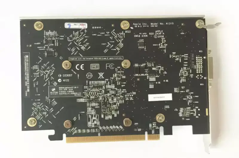 Carte graphique NVIDIA GeForce GT 120 512MB Apple Mac Pro 2008-2012 Mini Display//DVI