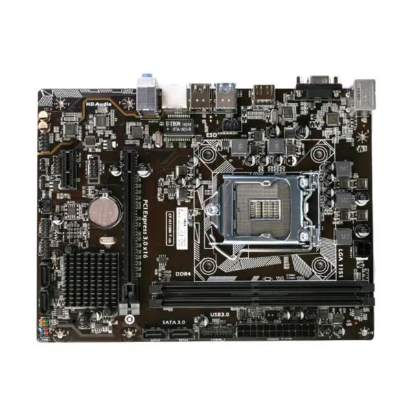 Carte mère colorée H110M-T DDR4 H110 LGA1151 32G M-ATX