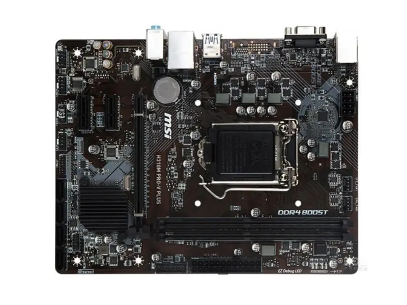 MSI H310M PRO-V PLUS Carte mère Socket AM4 DDR4 Pour Intel H310M H310M USB3.0
